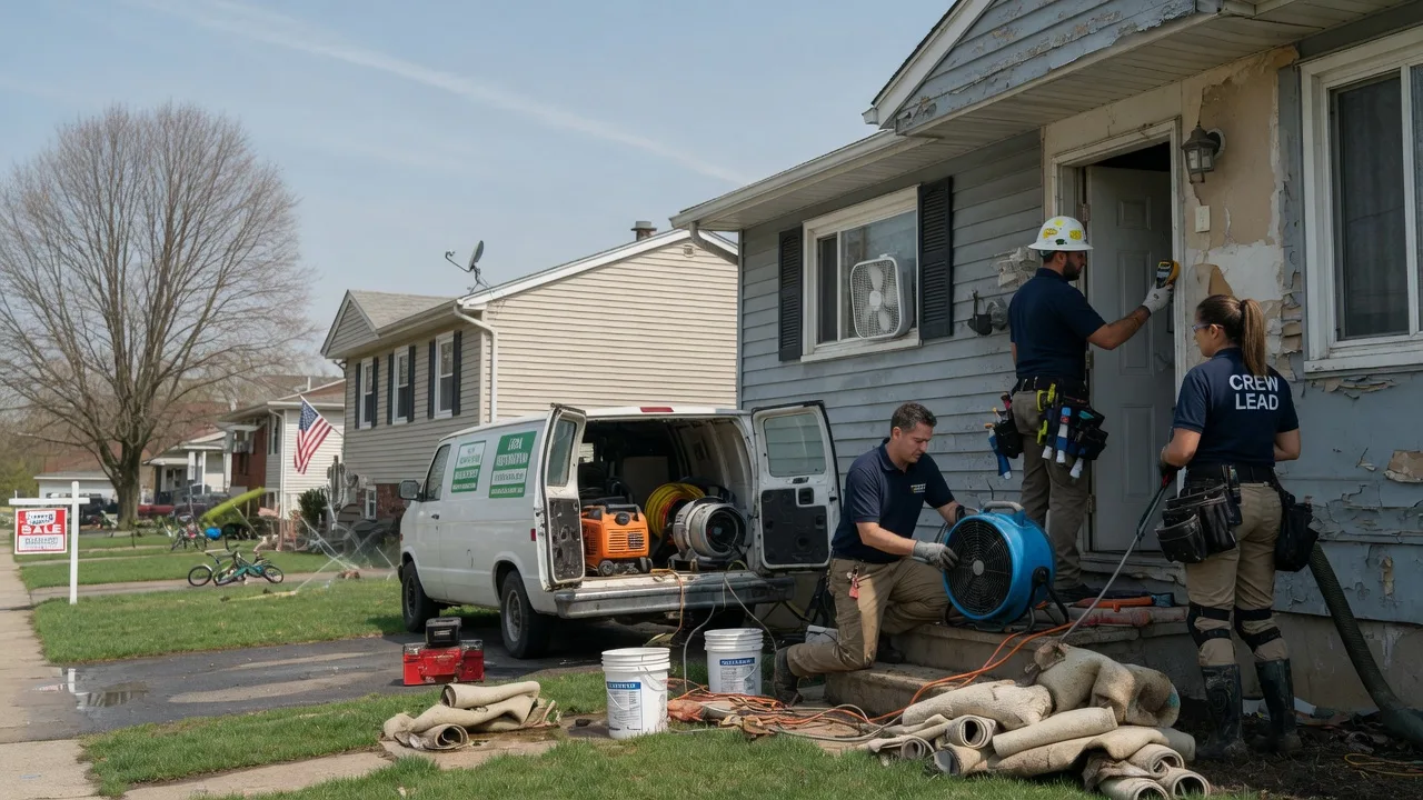Flood Cleanup in Columbus Grove, OH near me